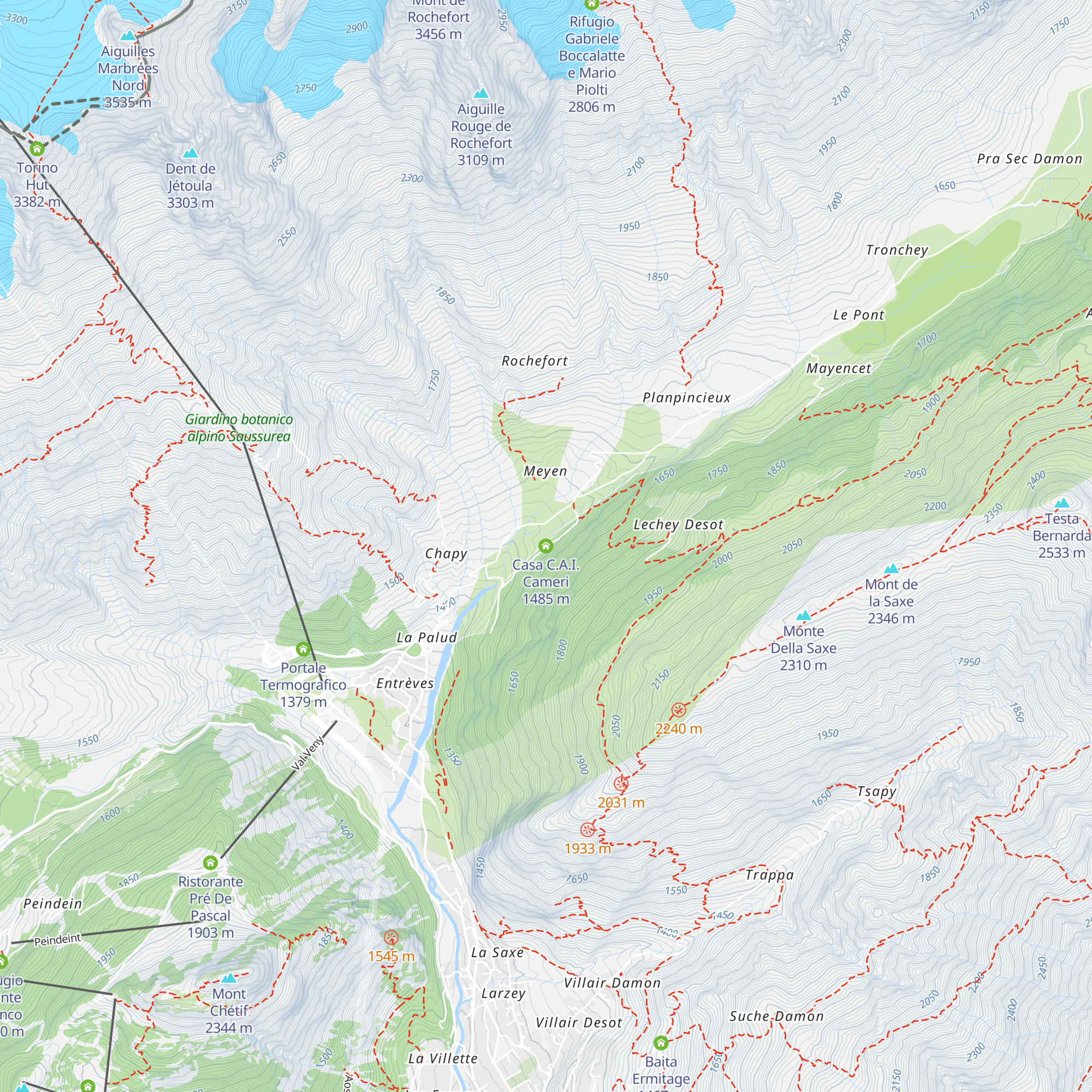 Casa C.A.I. Cameri map