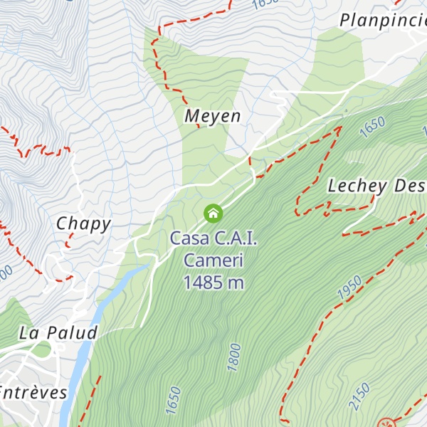 Map of Casa C.A.I. Cameri