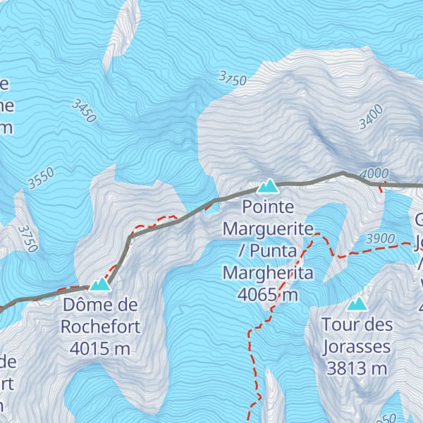 Map of Bivacco Ettore Canzio