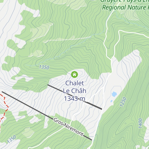 Map of Chalet Le Châh