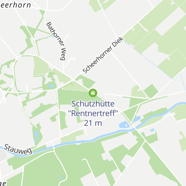 Map of Schutzhütte "Rentnertreff"