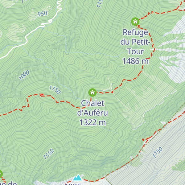 Map of Chalet d'Auféru