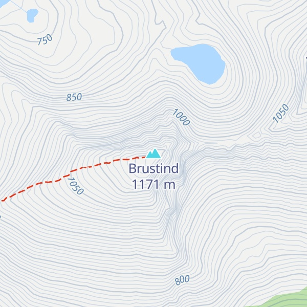 Map of Brustind
