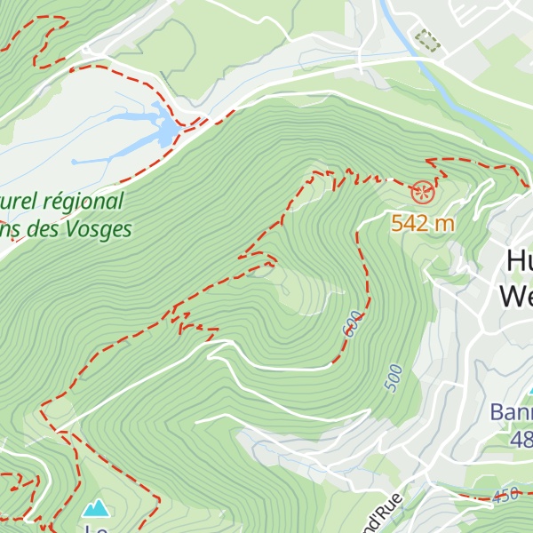 Map of Huselberg