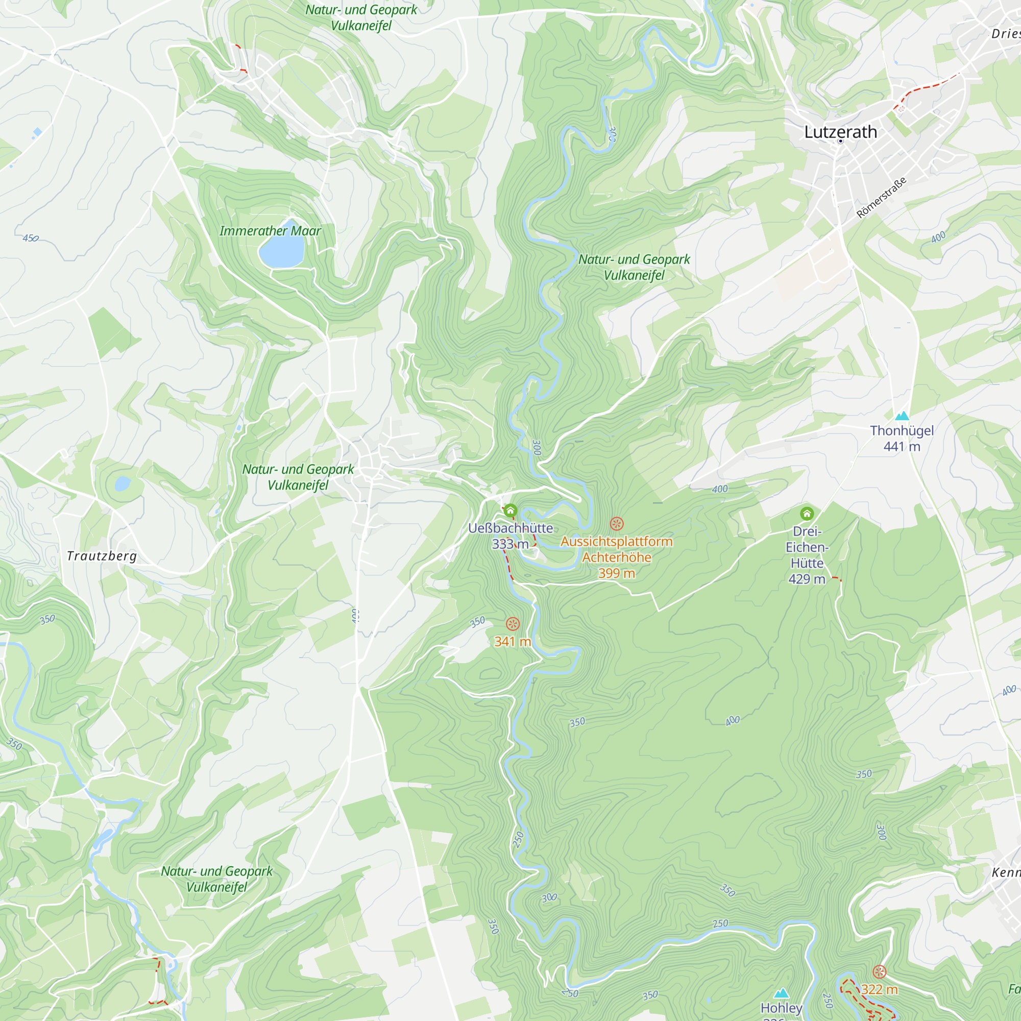 Ueßbachhütte map