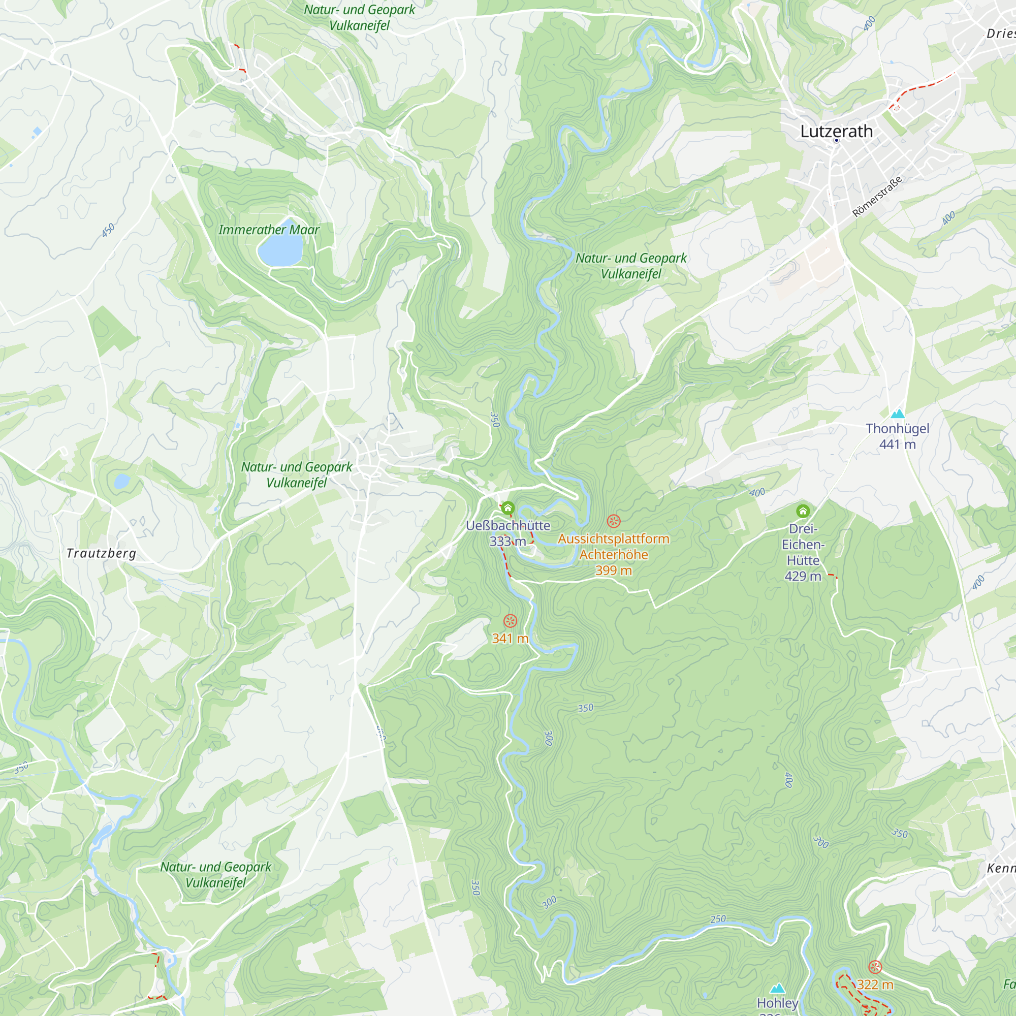 Ueßbachhütte map