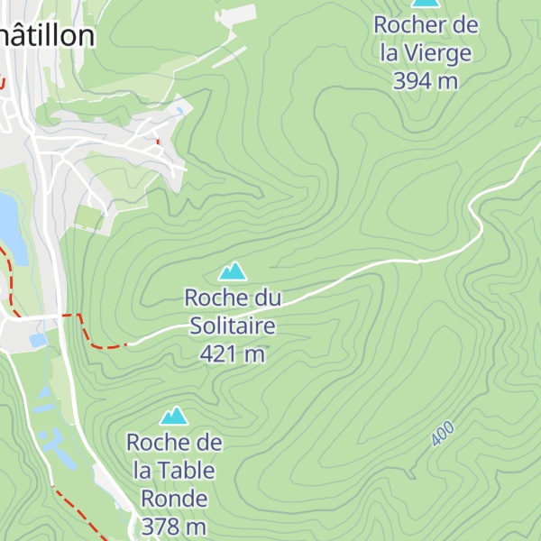 Map of Haut de la Molière