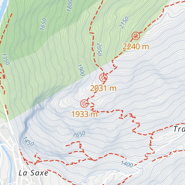 Map of Rifugio Giorgio Bertone vecchio