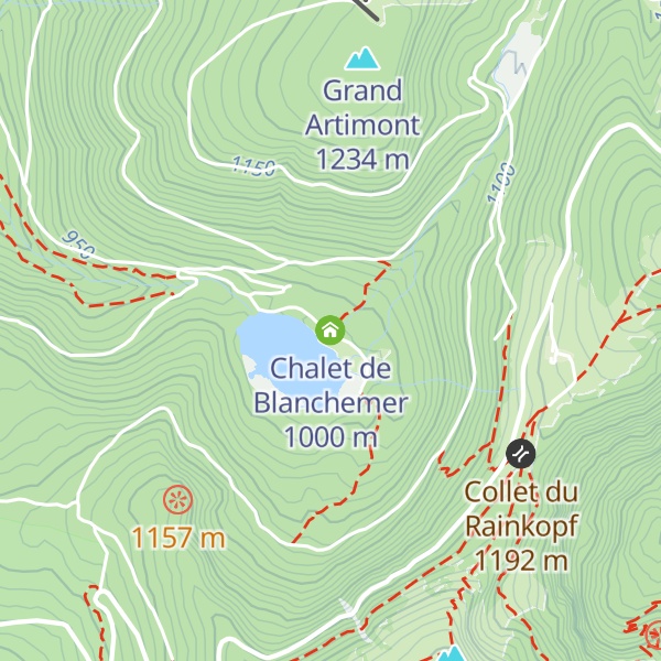 Map of Chalet de Blanchemer