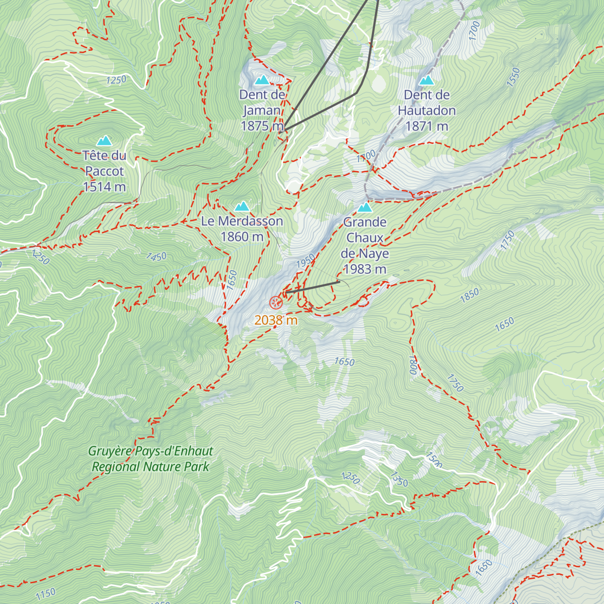 L'alpin map