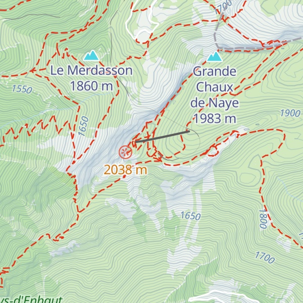 Map of L'alpin