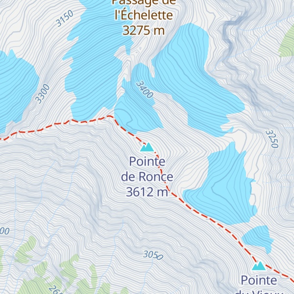 Map of Pointe de Ronce