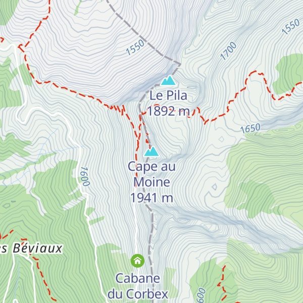 Map of Cape au Moine