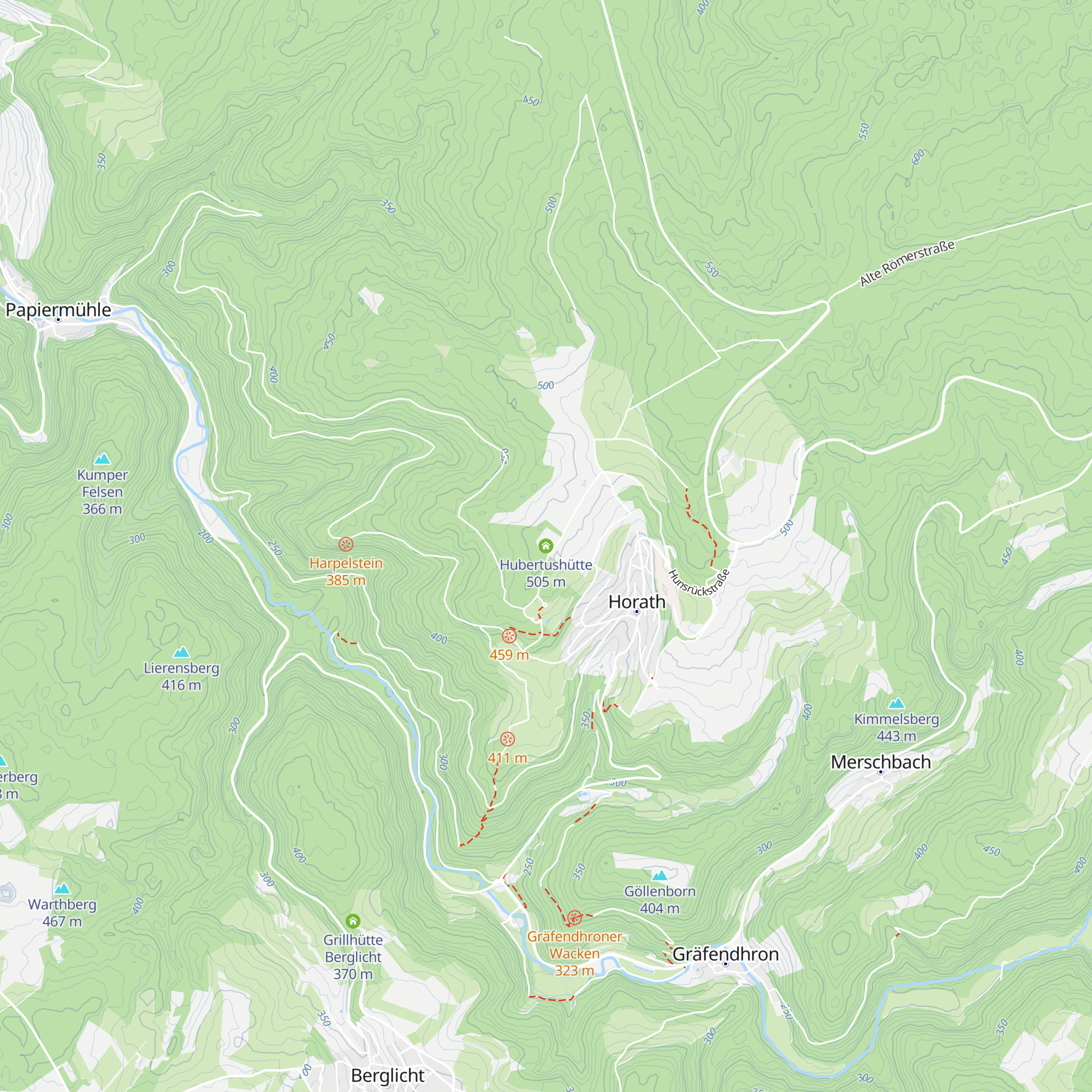 Hubertushütte map