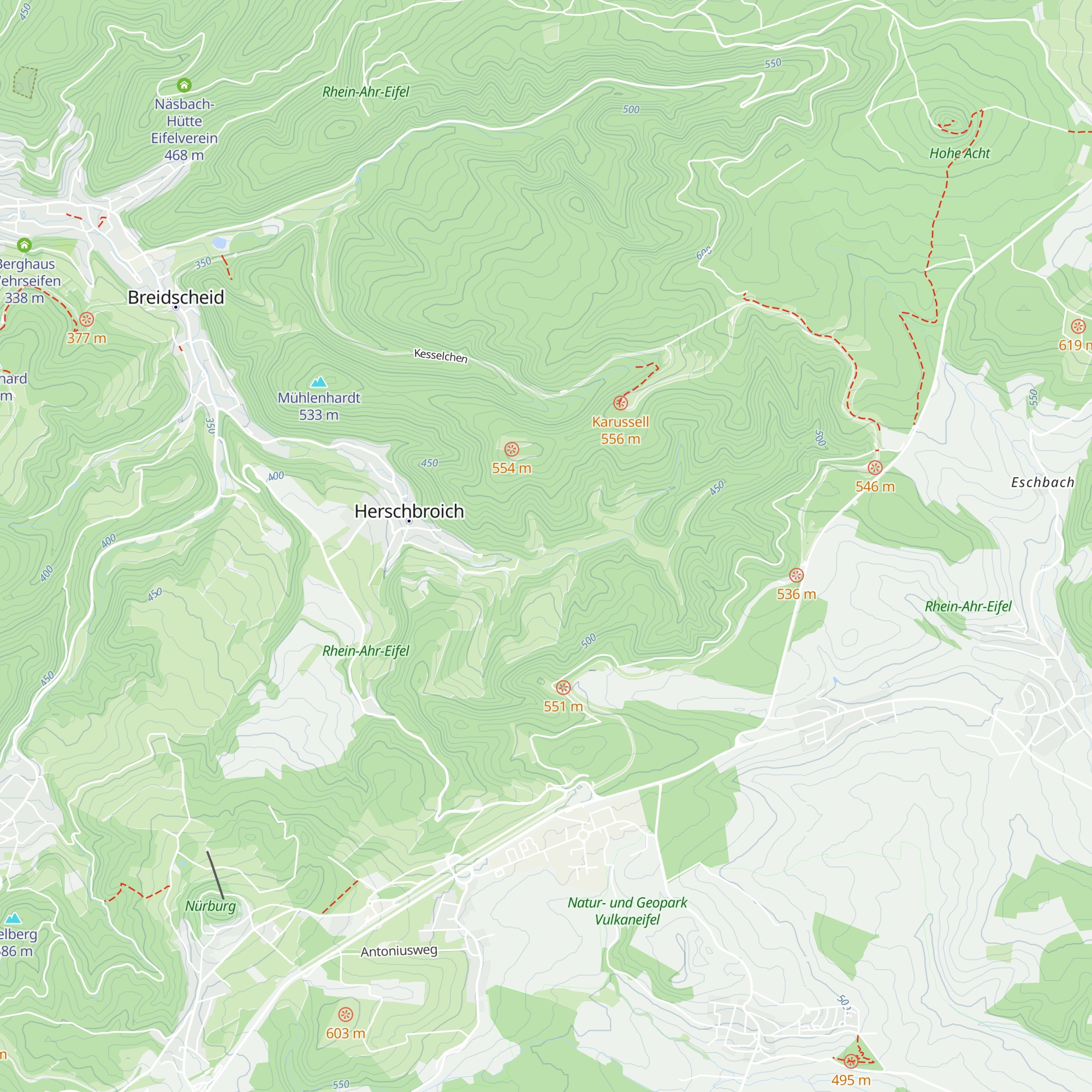 Grillhütte Herschbroich map
