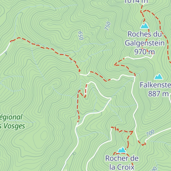 Map of Abri du Sickertbach