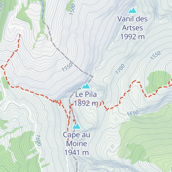 Map of Le Pila