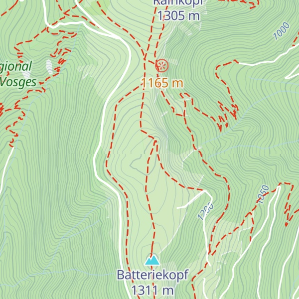Map of Rothenbachkopf