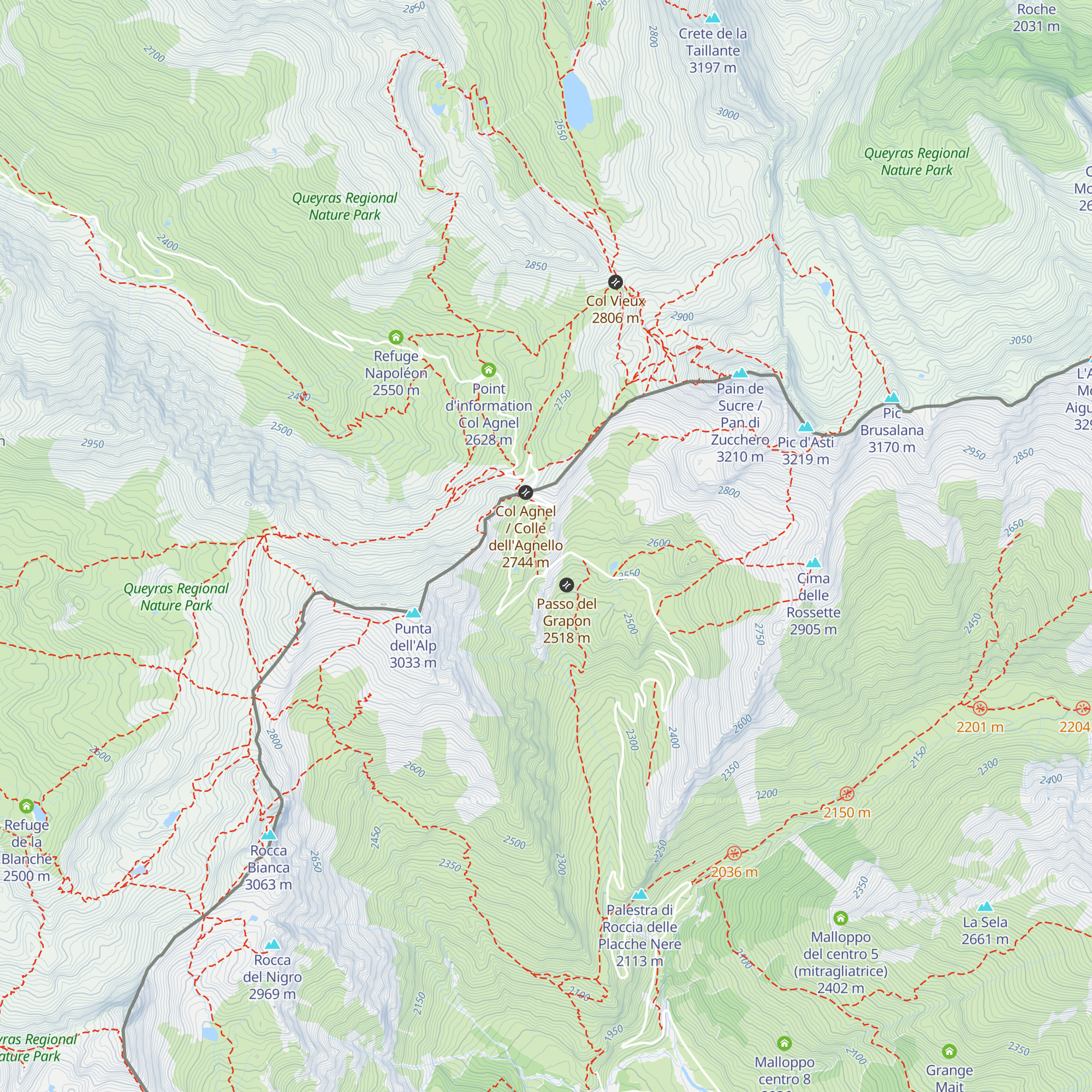 La Truna map