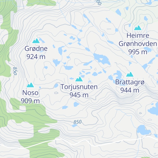 Map of Torjusnuten