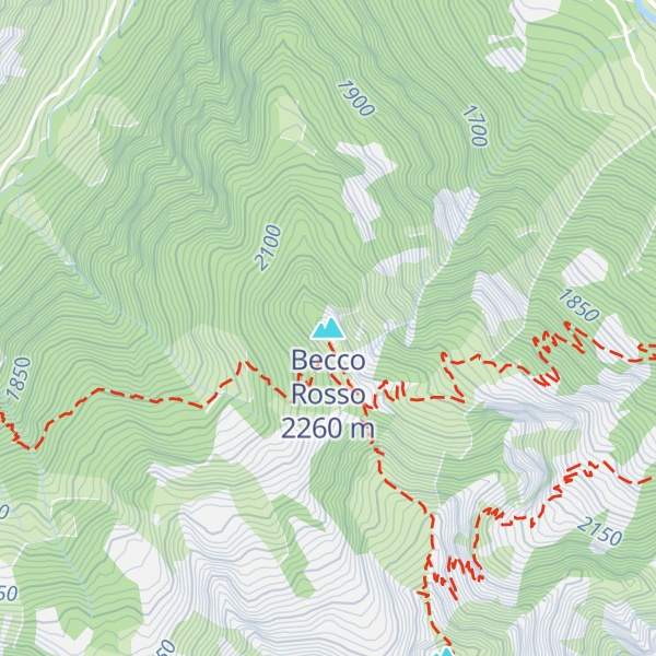 Map of Becco Rosso