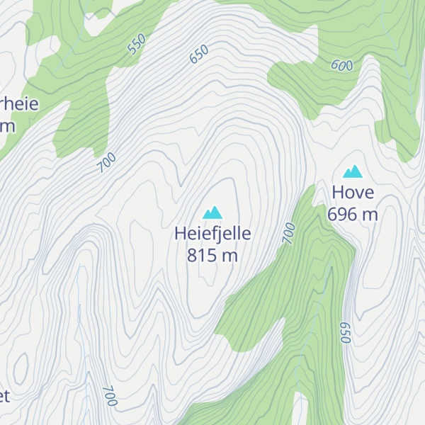 Map of Heiefjelle