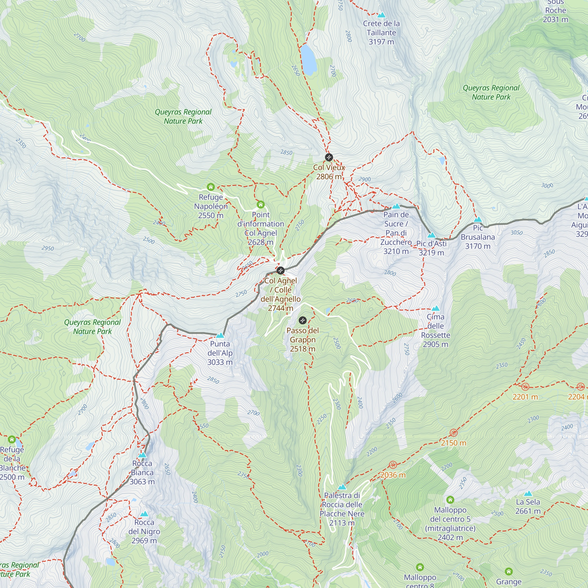 Rifugio degli Alpini Mario Bottero map