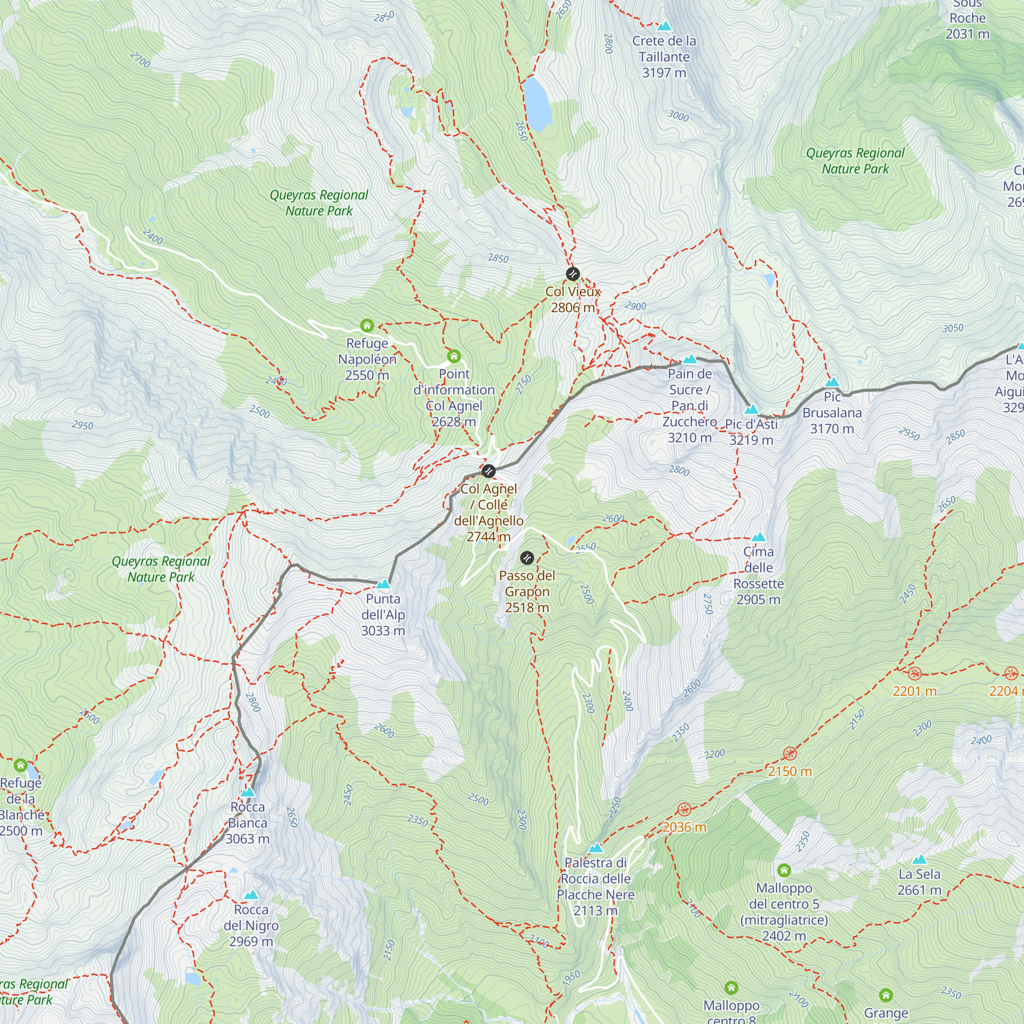 Rifugio degli Alpini Mario Bottero map