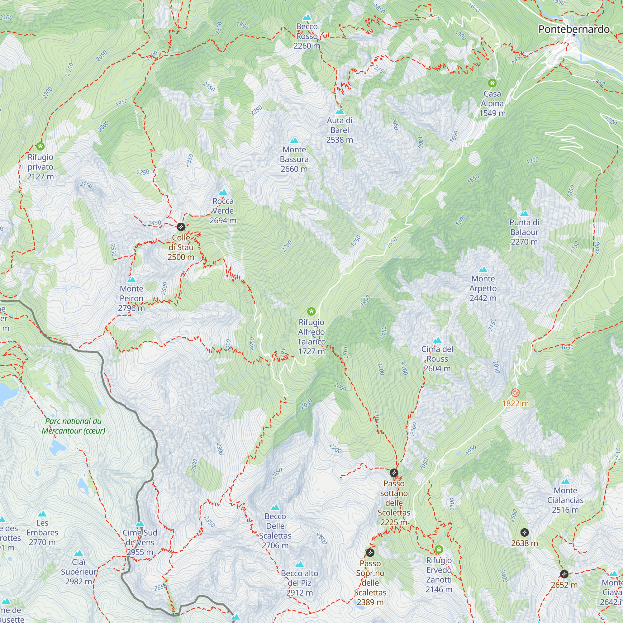 Rifugio Alfredo Talarico map