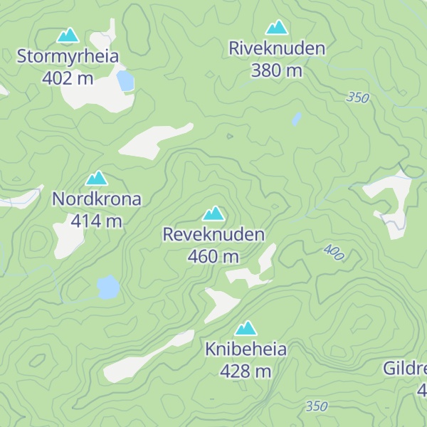 Map of Reveknuden