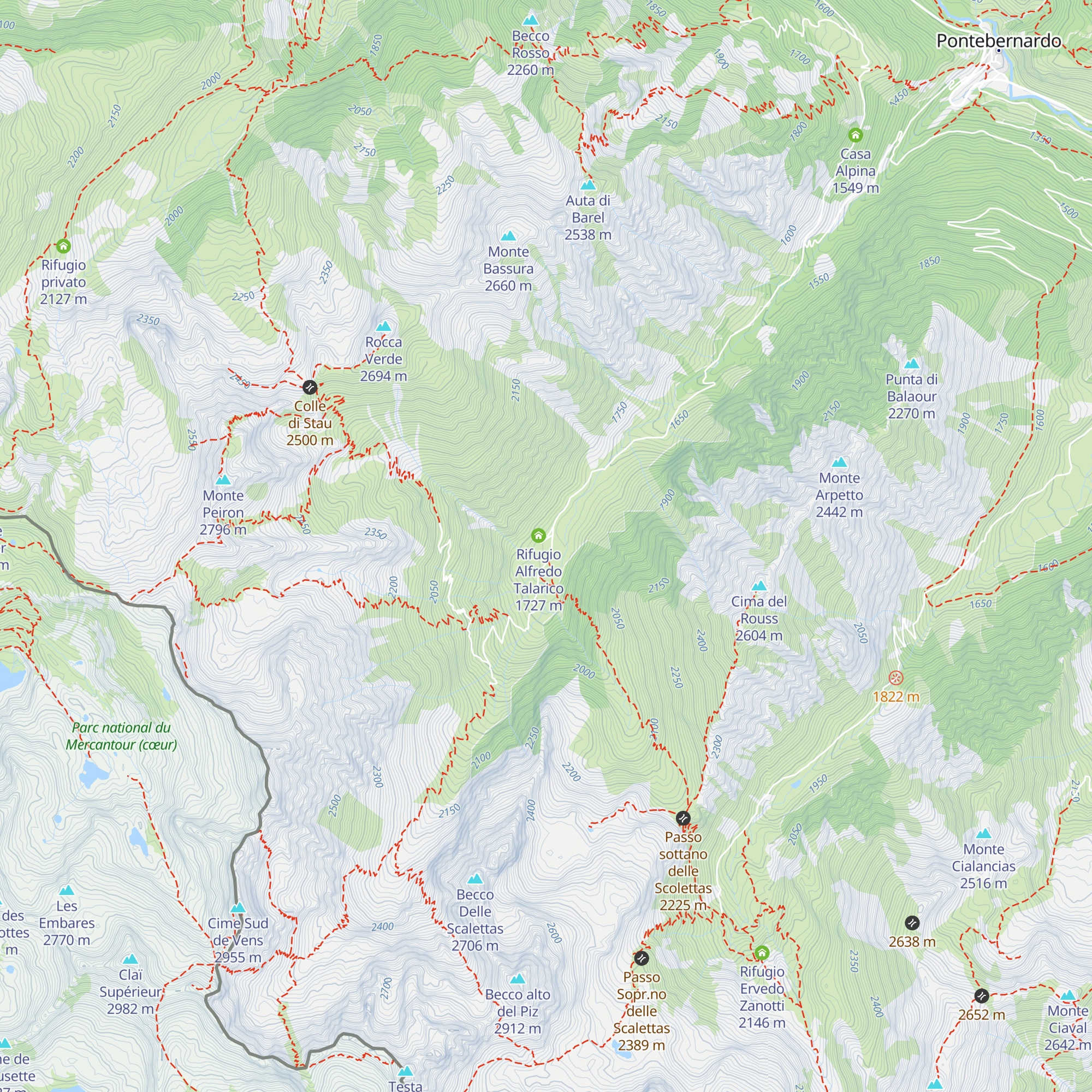 ex casermette map