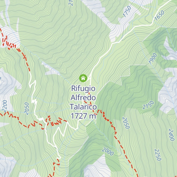 Map of Rifugio Prati del Vallone