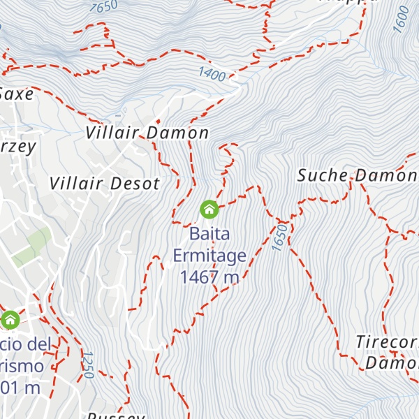Map of Baita Ermitage