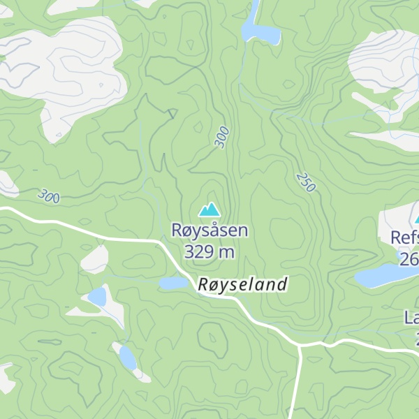 Map of Røysåsen