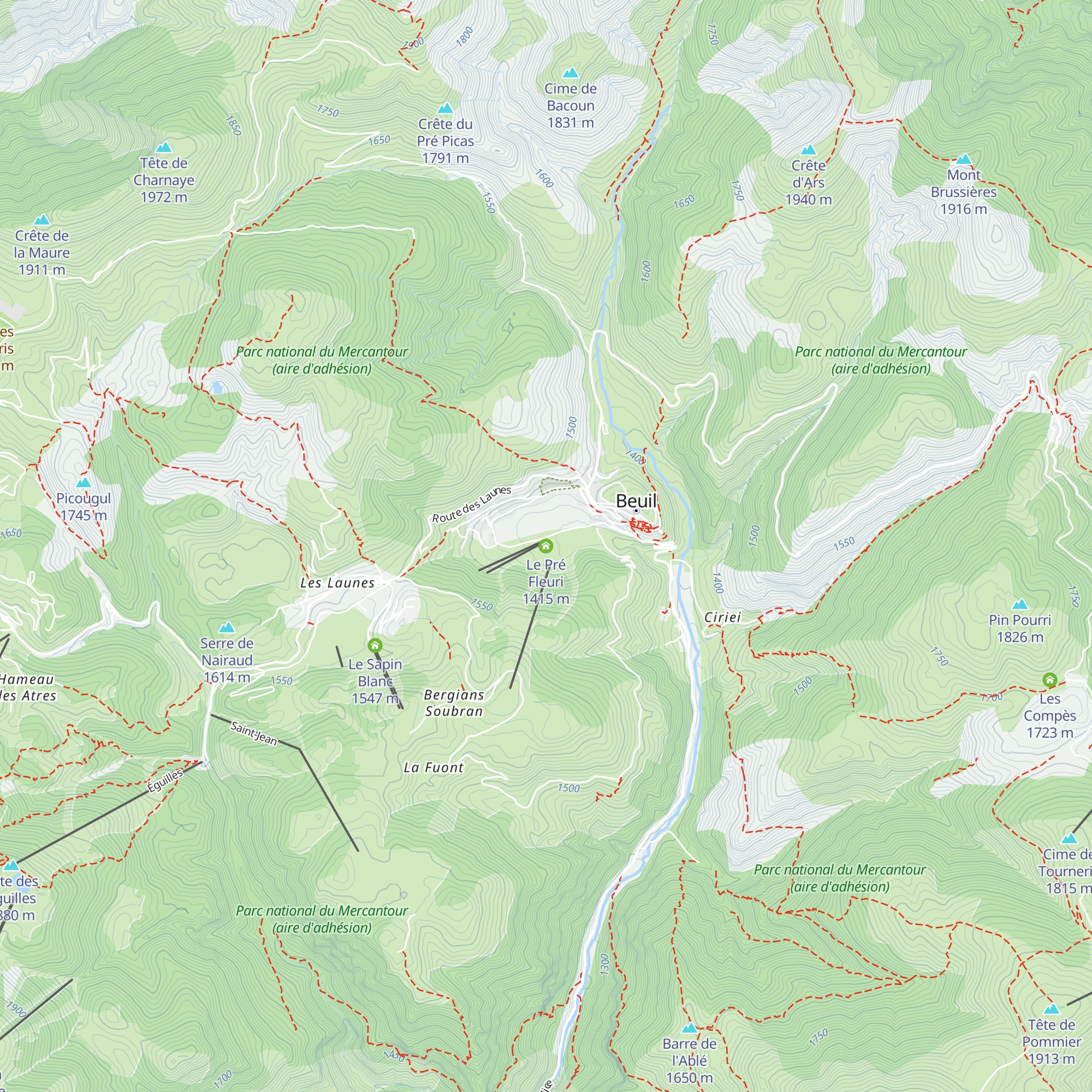 Le Pré Fleuri map