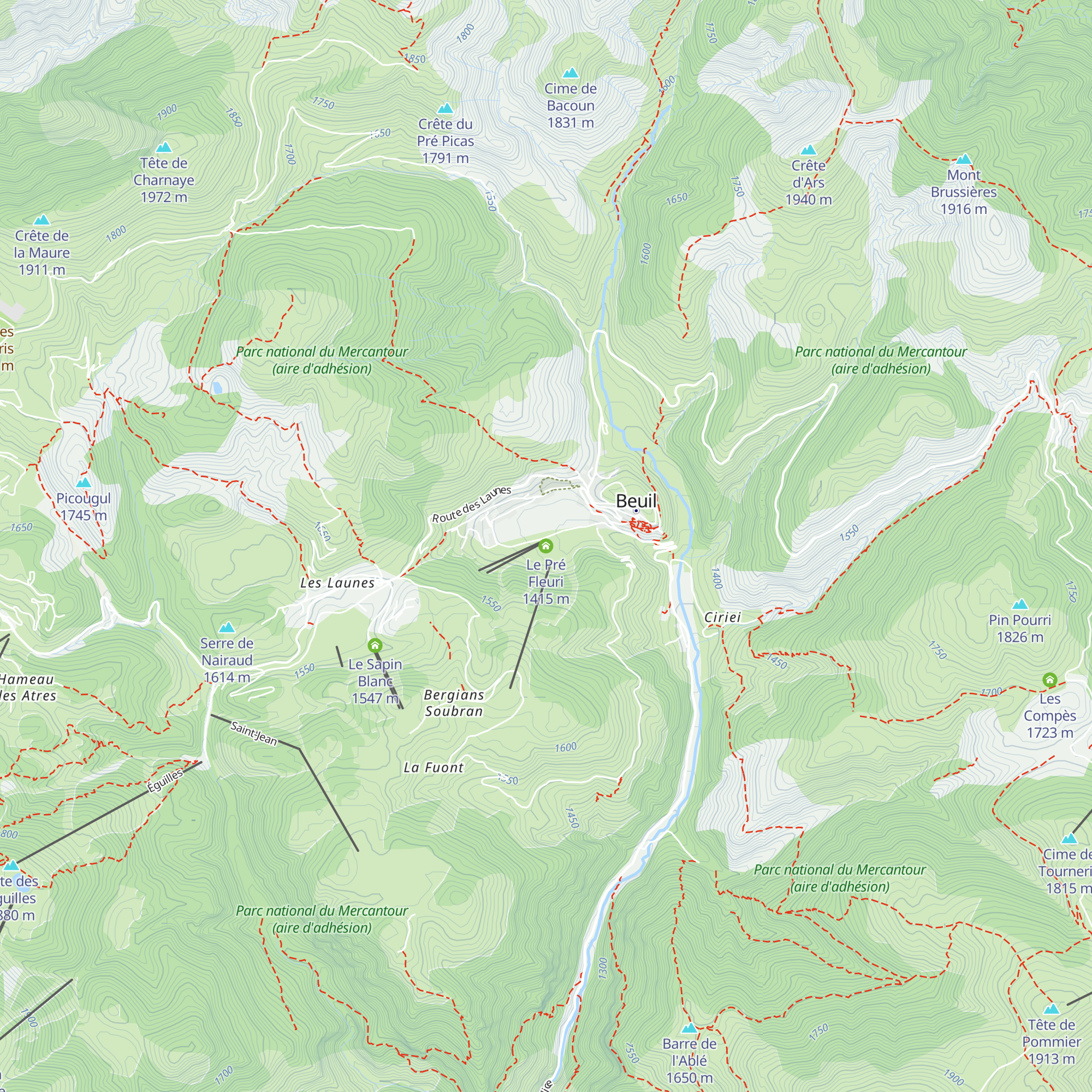 Le Pré Fleuri map