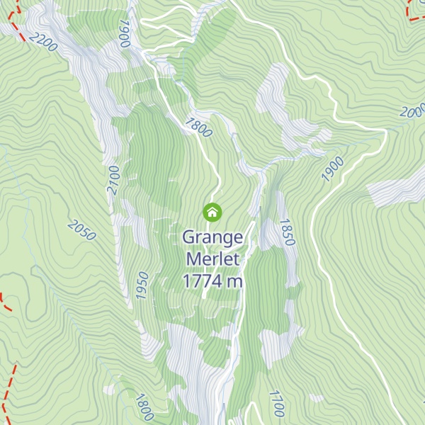 Map of Grange Merlet