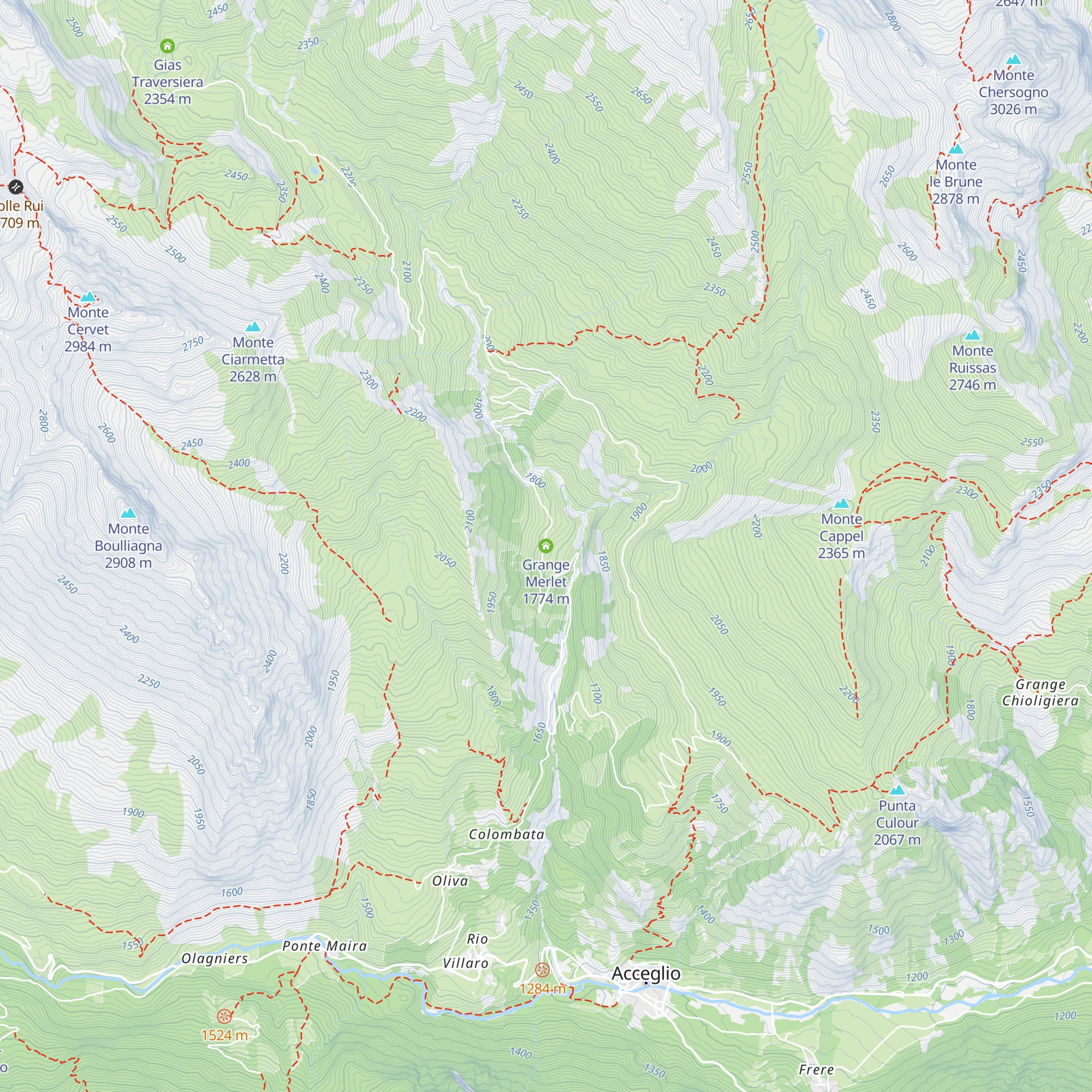 Grange Merlet map