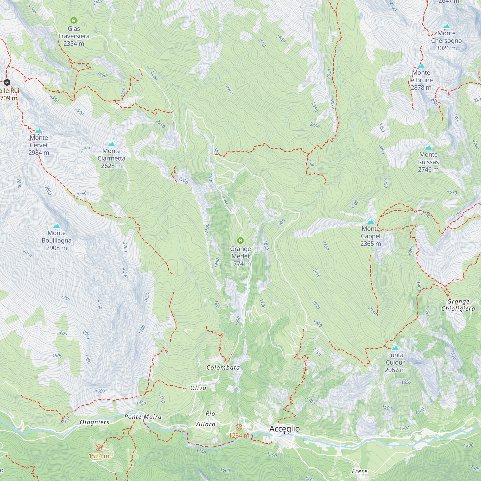 Grange Merlet map