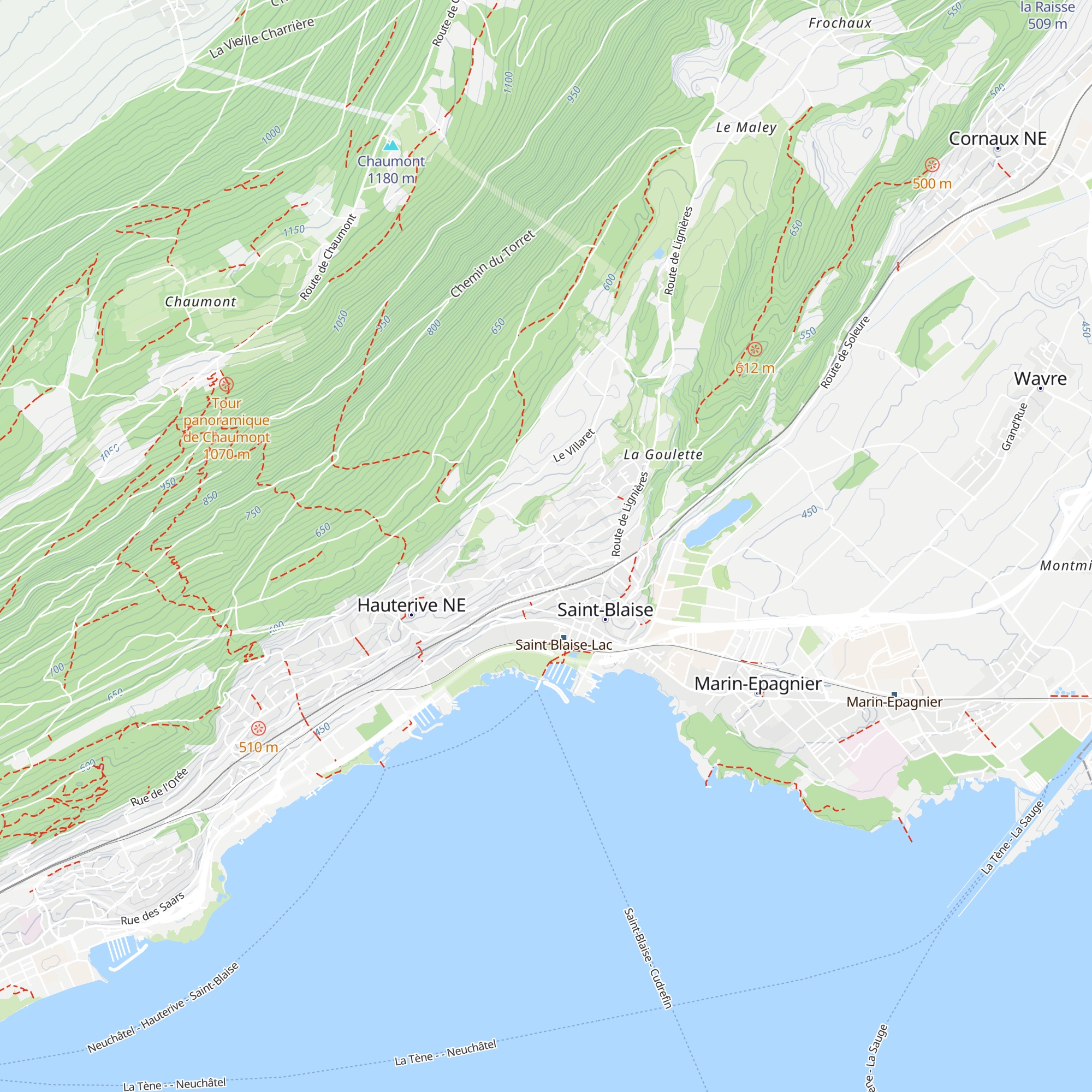 Cabane des Violettes map