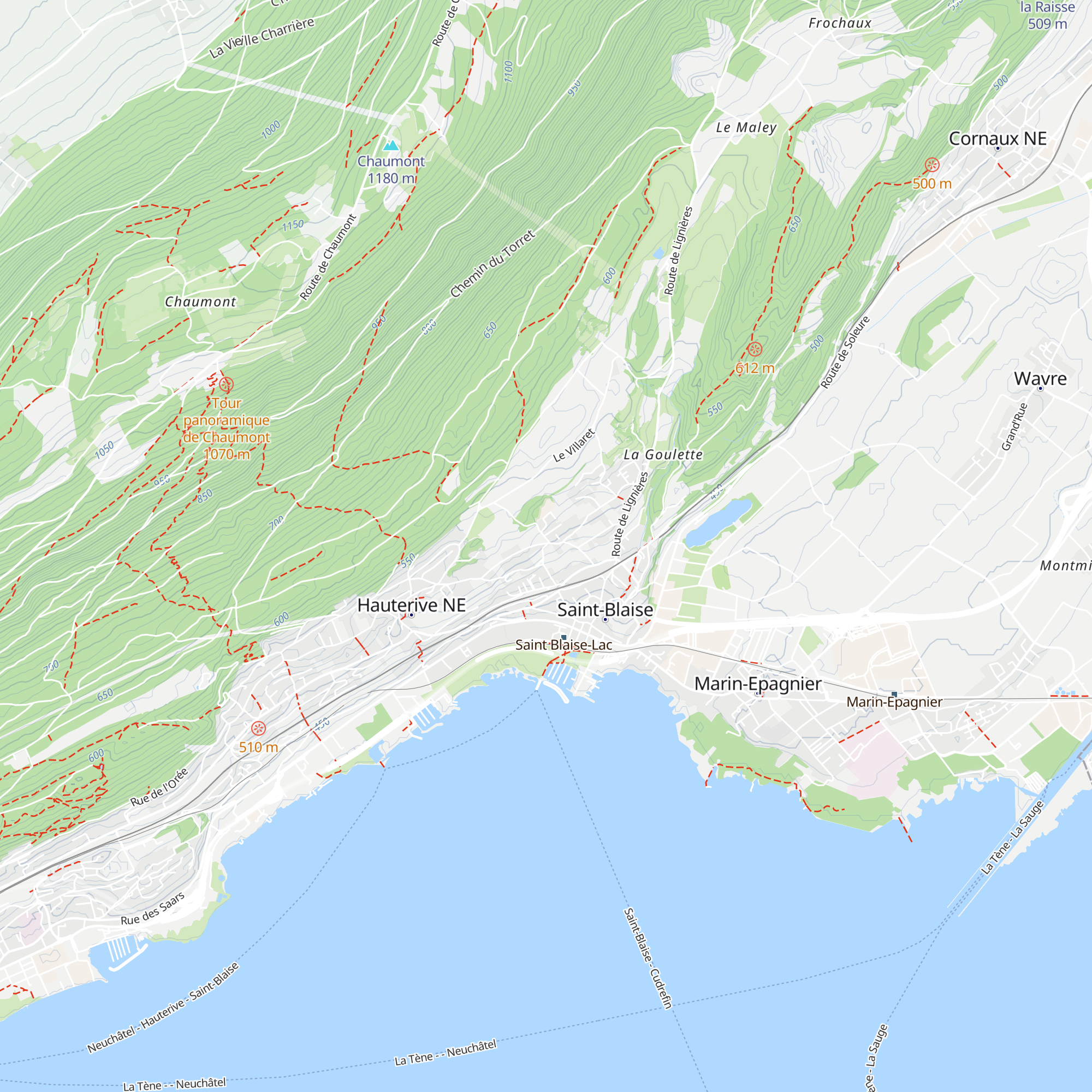 Cabane des Violettes map