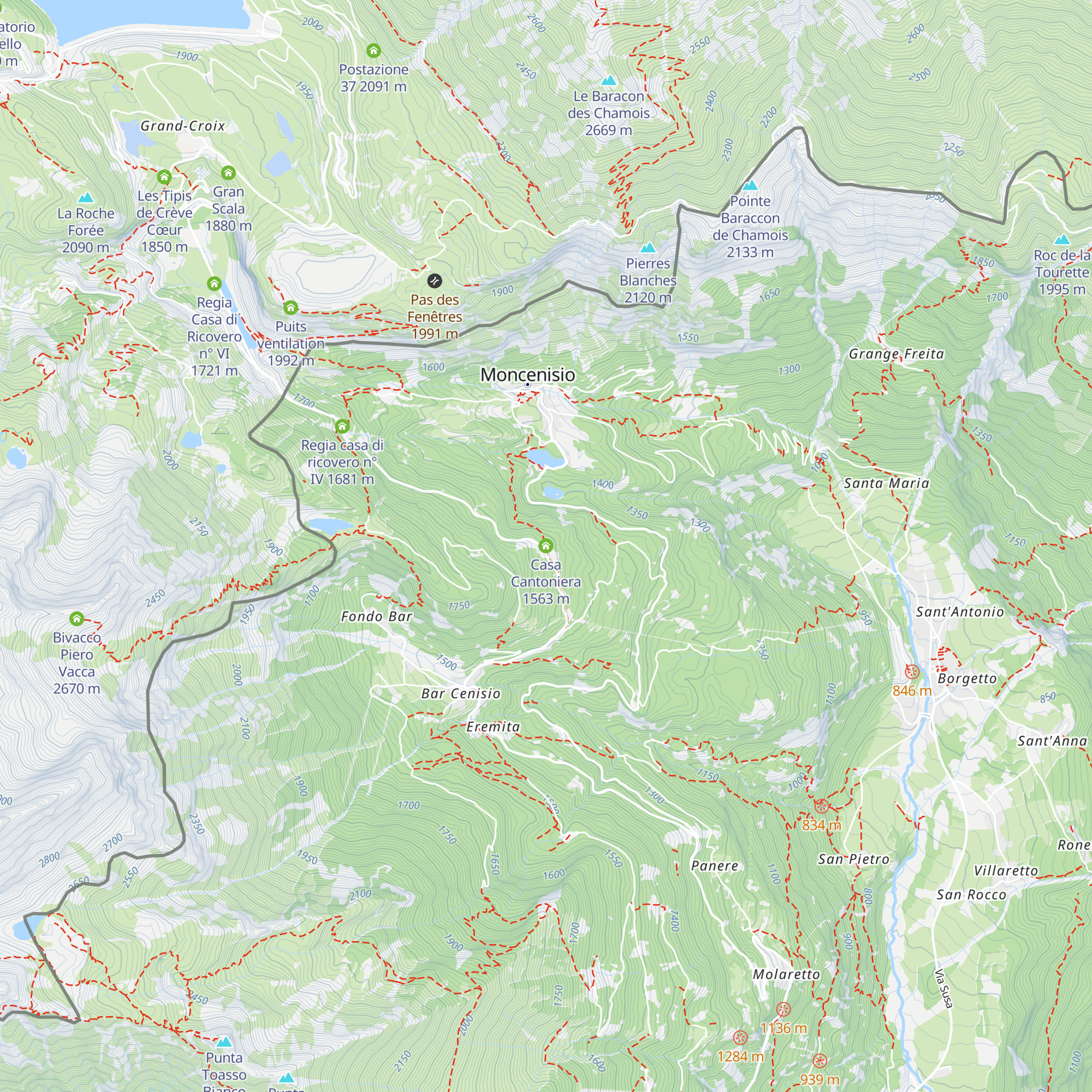 Casa Cantoniera map