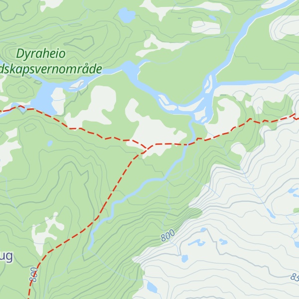 Map of Bleskestadmoen