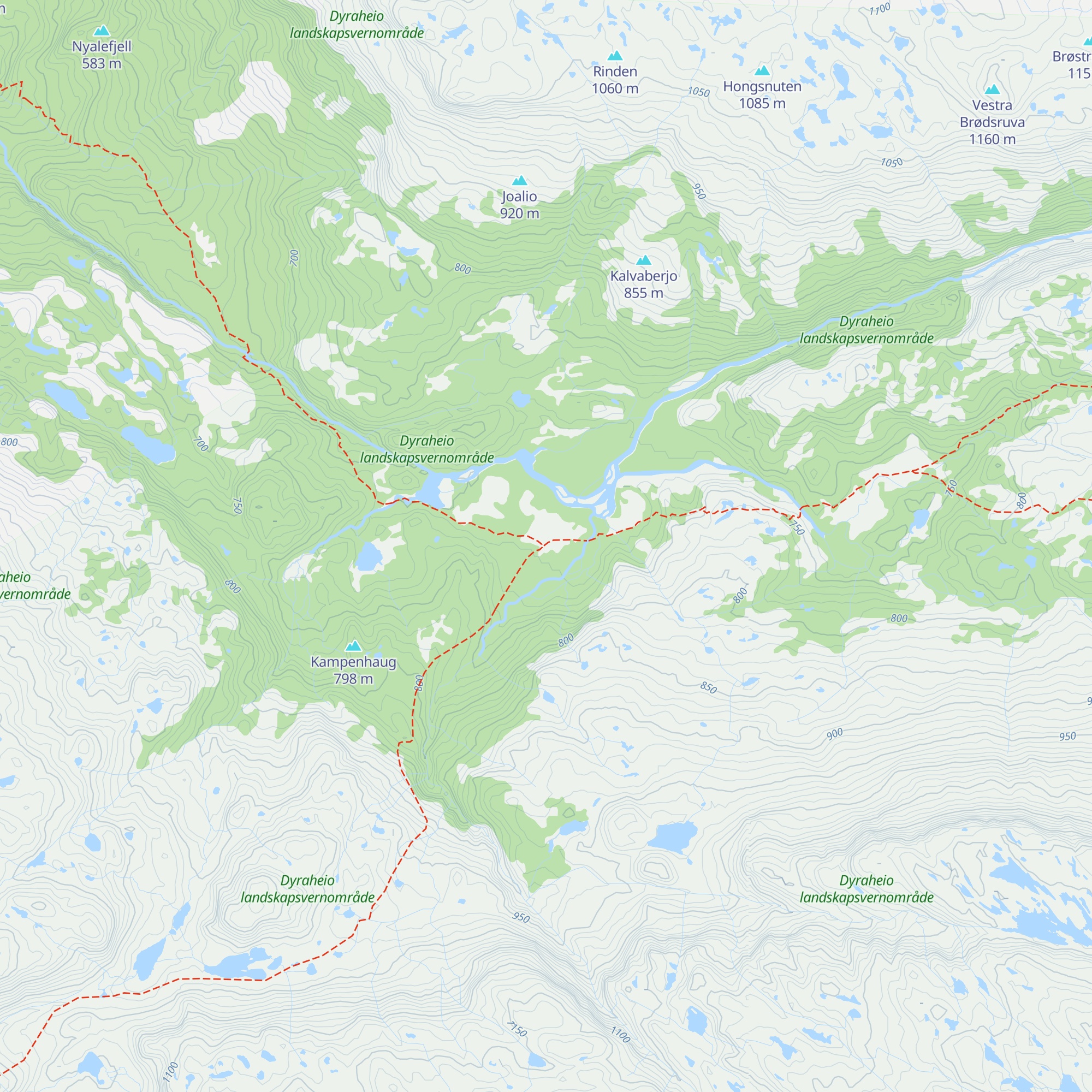 Bleskestadmoen map