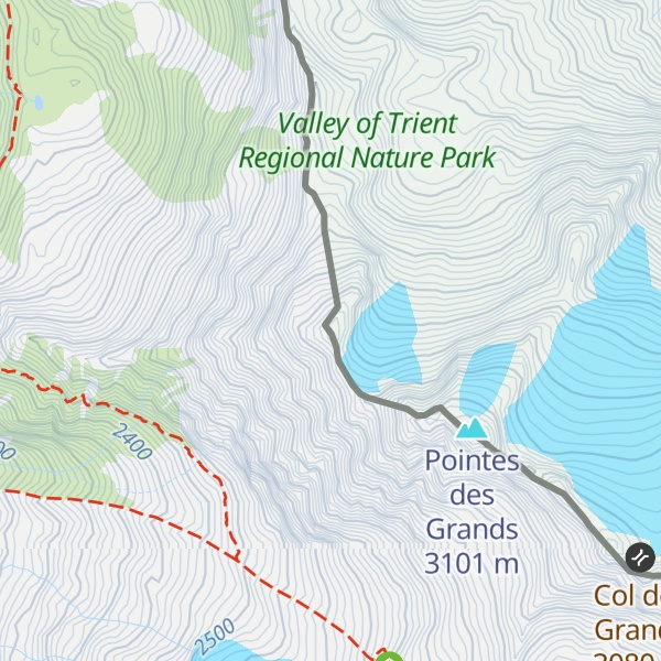 Map of Pointe des Berons