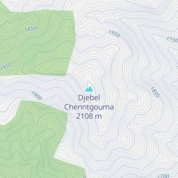 Map of Djebel Chenntgouma