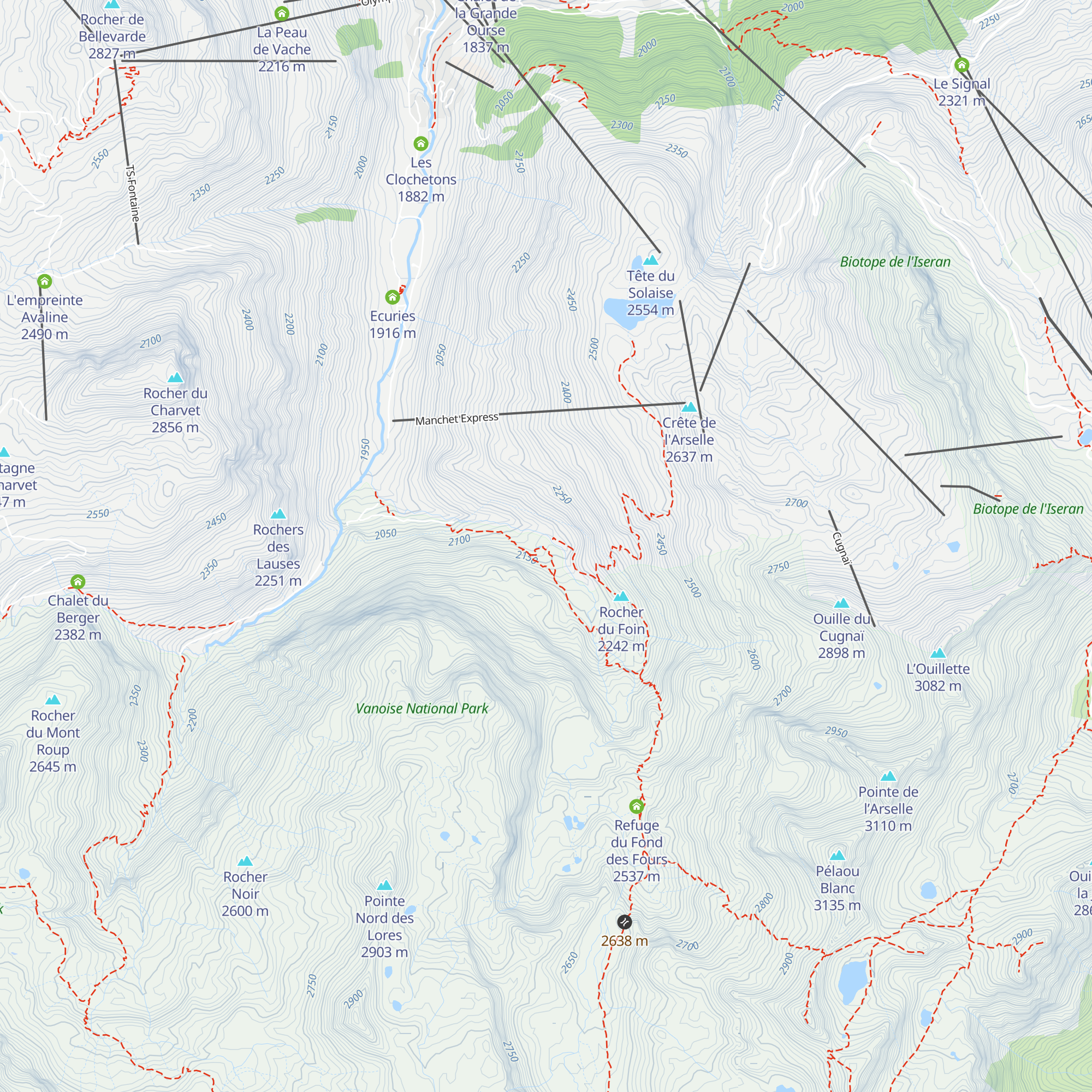 Ferme de l'Arsellaz map