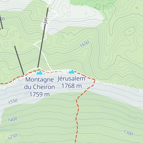Map of Jérusalem