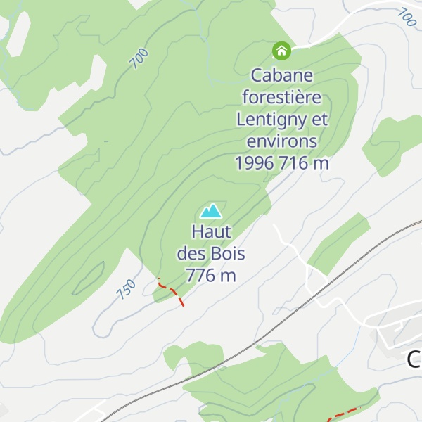 Map of Haut des Bois