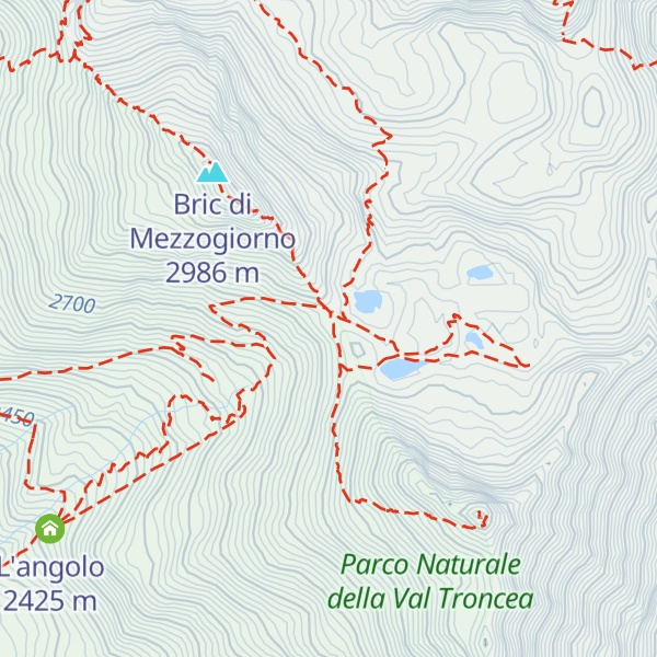 Map of Bivacco del Beth “Piero Villot”